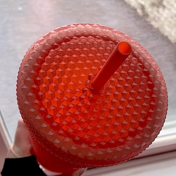 ☕️Starbuck’s☕️ Valentine’s💕2022 Pink Lemonade Jelly Gridded 24oz Venti Tumbler - Picture 9 of 16